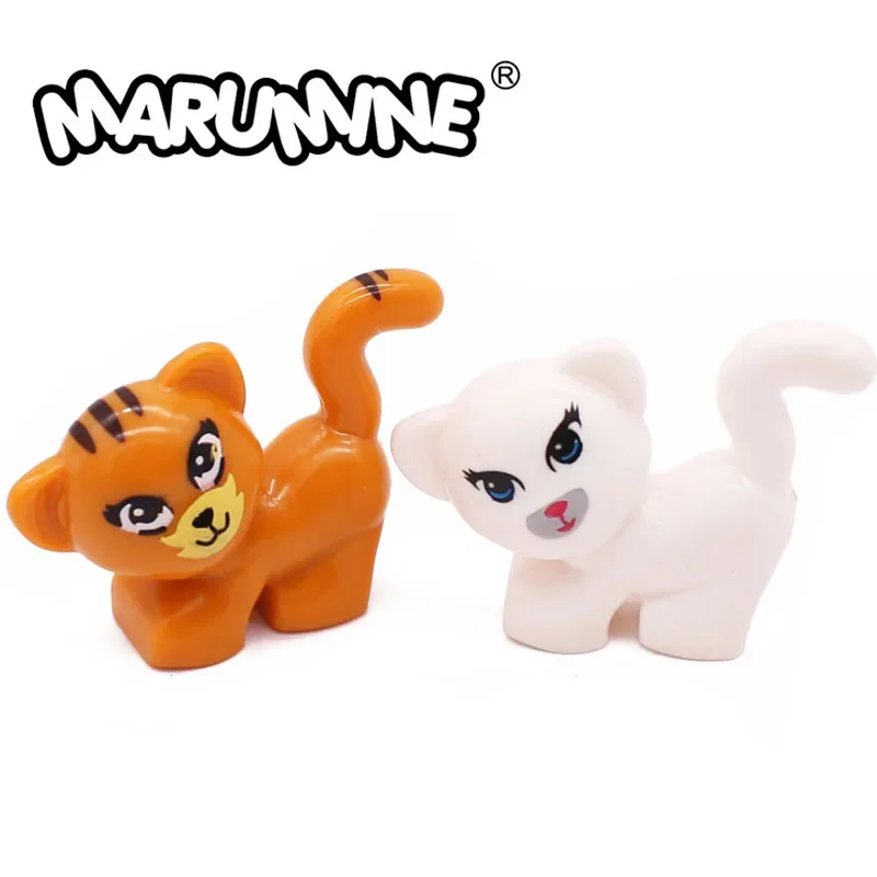 

Marumine Cat 100PCS Friend Brick Pets Farm Parts 93089pb02 Compatible MOC Animal Building Blocks DIY Construction Accessories