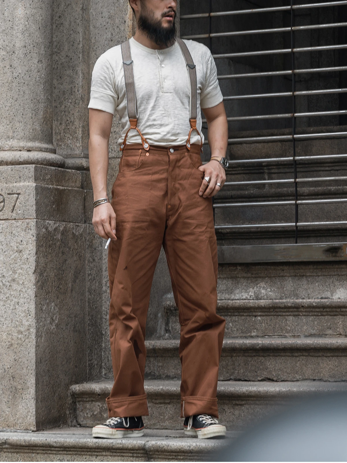 Bronson 1873 Duck Canvas Work Pants Gold Rush Vintage Workwear