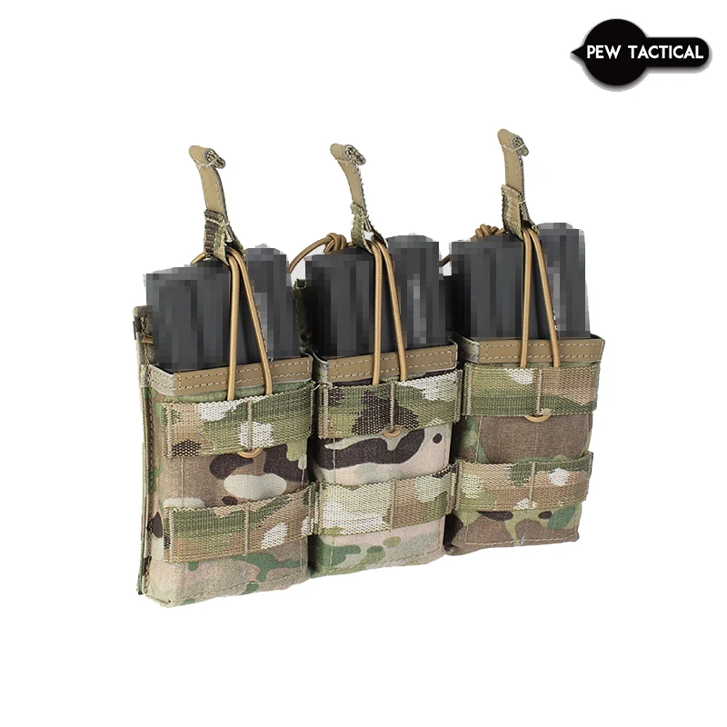 

PEW TACTICAL M4 AR 5.56 3XMAG RANGER SHINGLE AIRSOFT Triple Magazine pouch Mag pouch