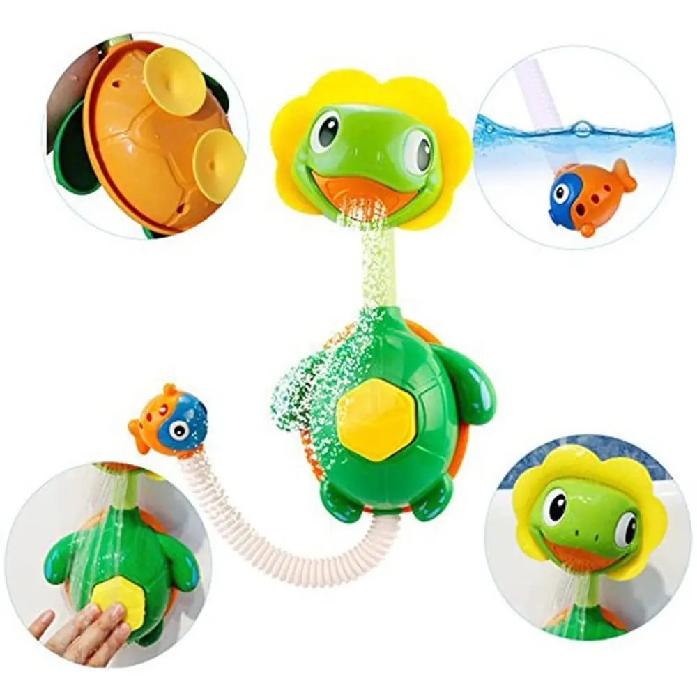 Baby bathing Spray flowers turtles sunflowers boys girls children toys create practical ability Increase Bath Fun E18