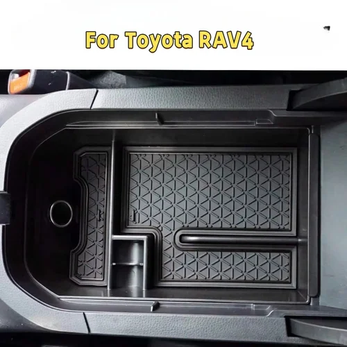 Imagen 2 del producto Organizador de apoyabrazos central para Toyota RAV4 2019 2020 2021 2022 2023 2024, bandeja de almacenamiento secundaria con reposabrazos, accesorios organizadores