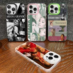 A- Ariana G-Grande Phone Case For IPhone 16 15 14 13 12 11 Pro Max X XR XSMAX 8 7 Plus Matte Shockproof Back Cover