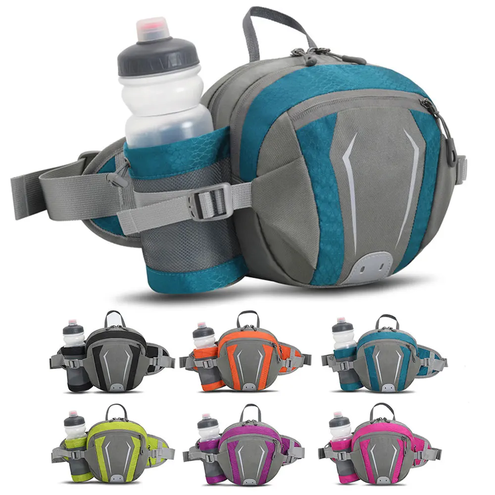 

Outdoor Running Water Bottle Waist Bag Marathon Sports Belt Bag Lightweight Waterproof Mountaineering Gear AVA270