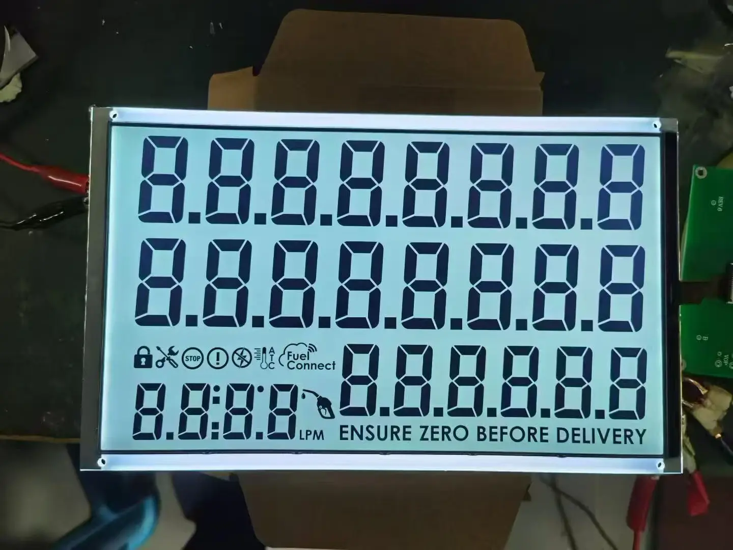 Customized VA car display screen HTN instrument LCD screen LED backlight FSTN segment code screen digital tube display screen