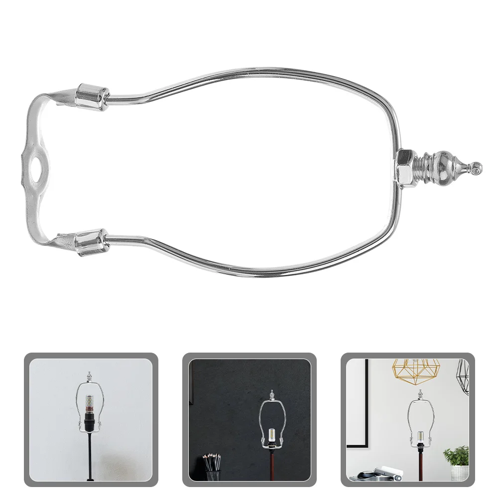 

Lamp Shade Harp Holder Chrome Plated Antler Frame Adjustable For Table Floor Lamps Heavy Duty Lamp Parts Hardware Bracket