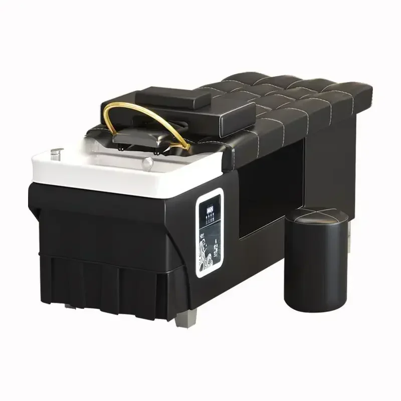 ใหม่ ร้านตัดผมและร้านเสริมสวย เตียงแชมพูสระผมพิเศษ เตียงรมควันเครื่องทําน้ําอุ่น อุณหภูมิคงที่