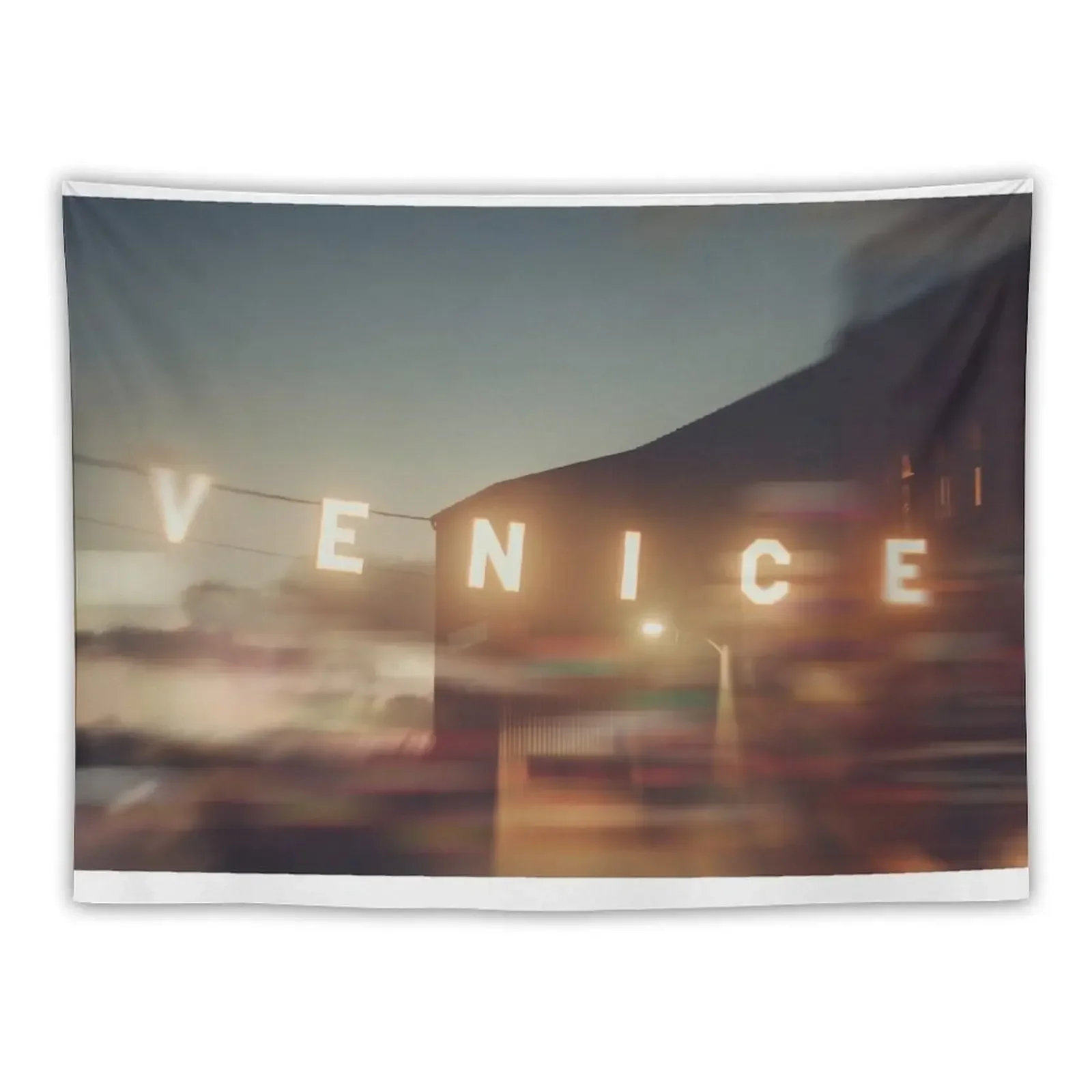 

Venice Beach, vintage, oceanside, people,beach photography, California photography Tapestry Wallpapers Home Decor Tapestry