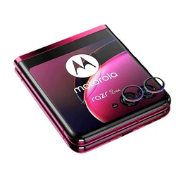 Rear Camera Lens Protectors for Motorola Moto Razr 40 Ultra Back Metal Ring Glass for MOTO Razr40 40Ultra Protective Cover Case