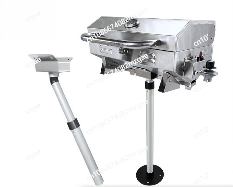 

Yacht 304 stainless steel barbecue grill with adjustable height, vertical gas marine barbecue grill