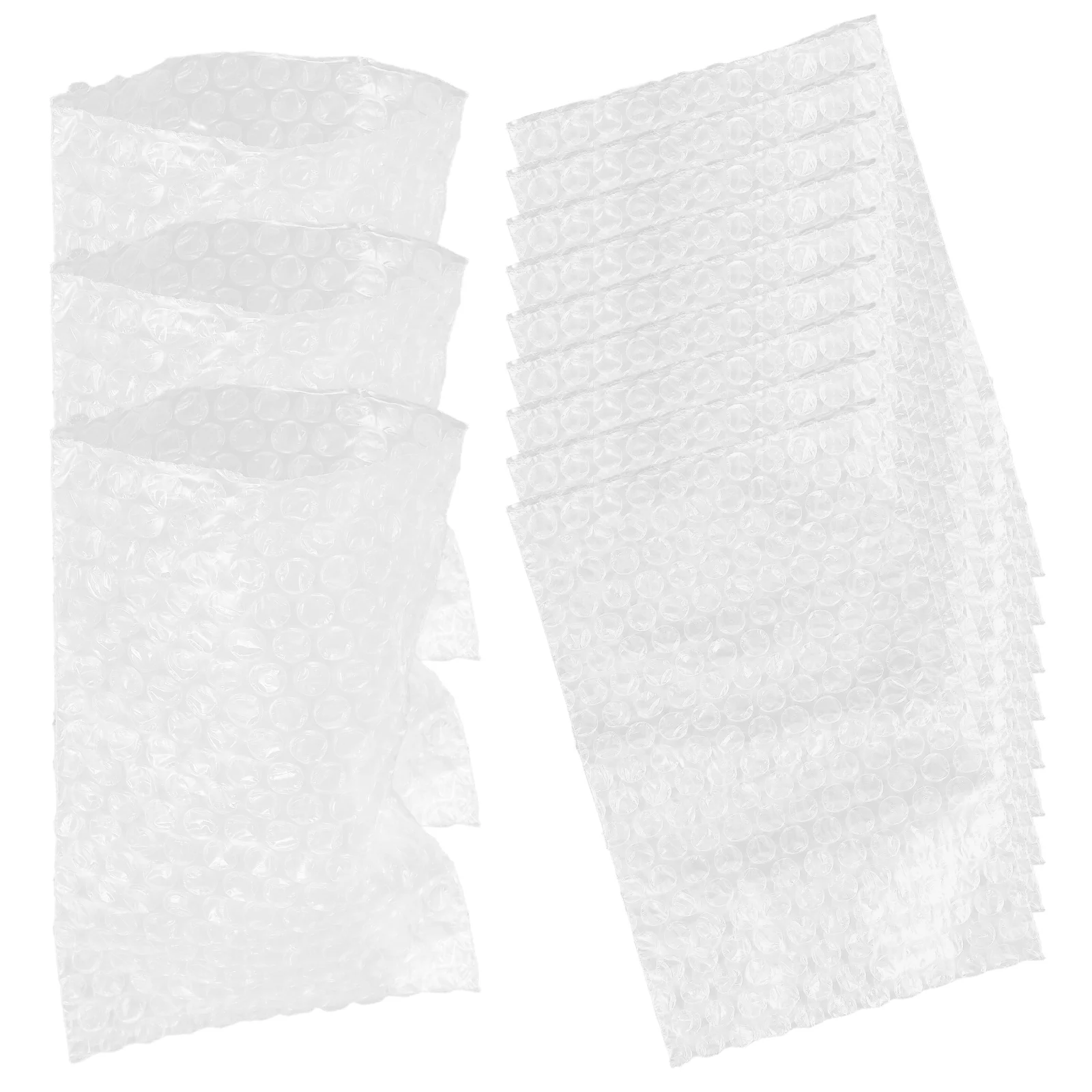 

100 Pcs Bubble Bags Reusable Self Seal Mailer Padded Envelopes Clear Foam Cushioning Storage Packing Office Supplies