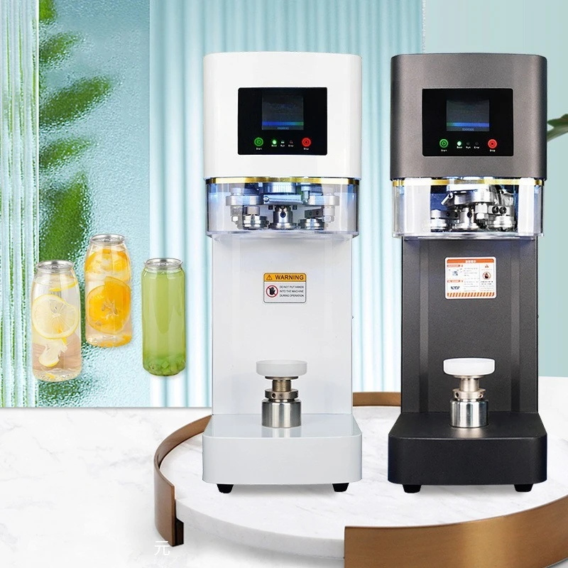 Automatic can sealing machine, commercial milk tea shop beer can sealing machine