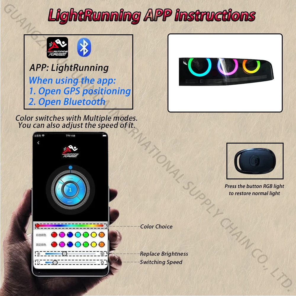 السيارات RGB المصابيح الخلفية الجمعية تعديل أضواء خلفية LED الذيل ملحقات المصابيح لنيسان Z RZ34 400Z Fairlady Z34 2022-2025 #5