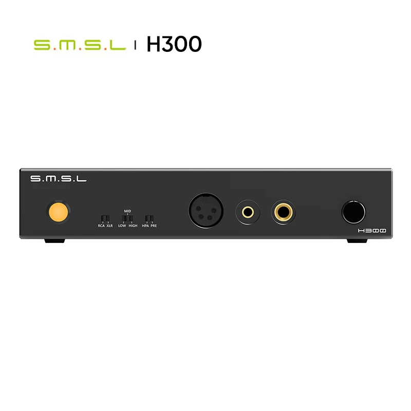 SMSL H300 Headphone Amplifier Fully balanced 6.35mm 4.4mm pre amp XLR RCA PRE output