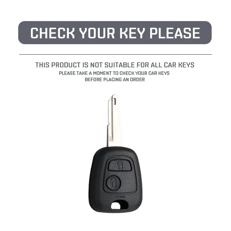 For Peugeot 107 206 207 307 For Citroen C1 C2 C3 C4 For Toyota Aygo Fashion TPU Car Smart Key Case Cover Protected Keychain Fob