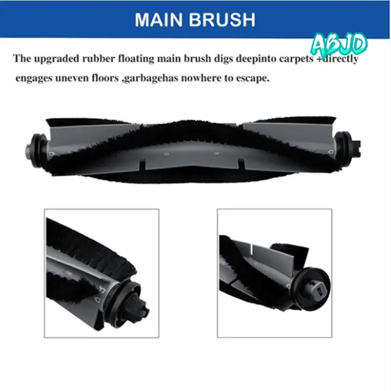 

ABJO-For AIRROBO T20+ Vacuum Cleaner Accessories Main Side Brush Mop Filter Dust Bags Cleaner Parts Replacement