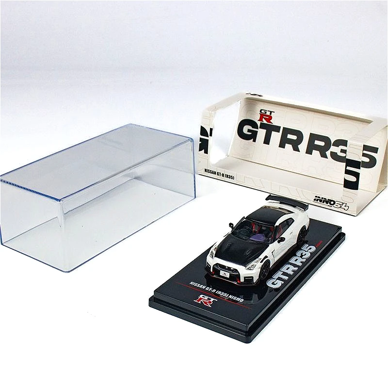 

INNO 1:64 GT-R (R35) Black and White Alloy Automotive Model Collection Toy Gift