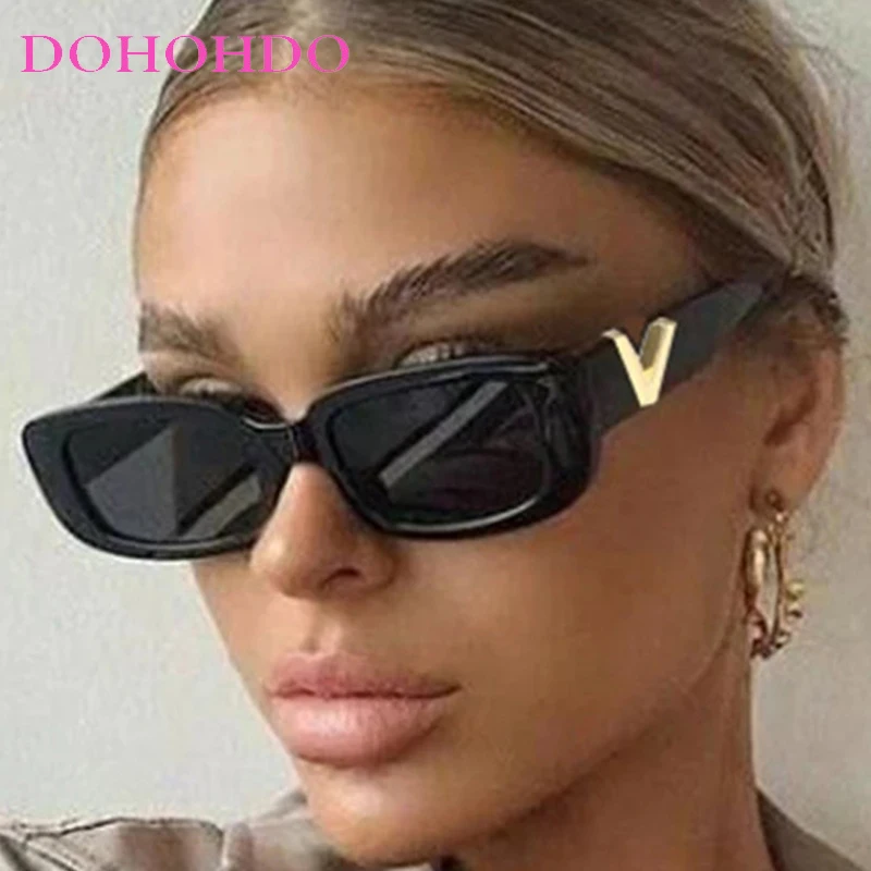 

Fashion Brand Designer Small Square Women Sunglasses Men Trendy Retro Men Eyewear Outdoor Travel Driving Sunglasses Female UV400
