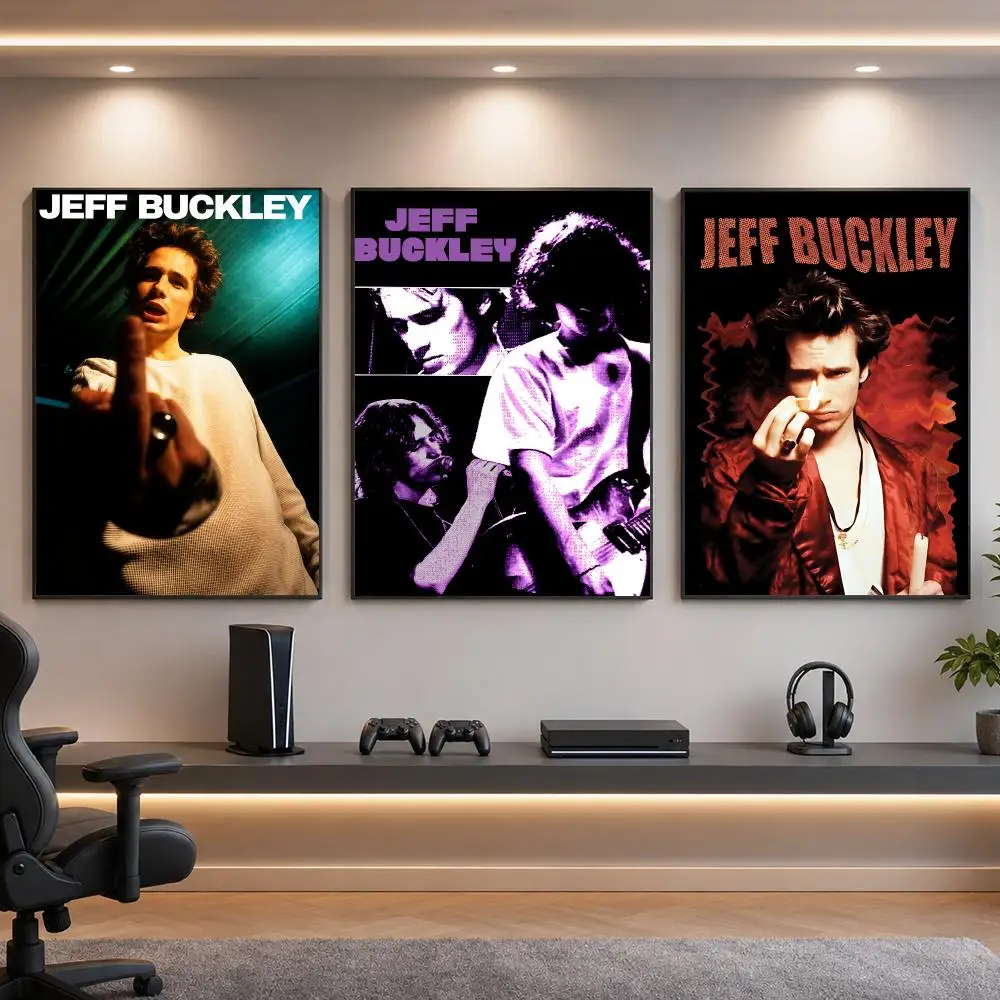 Singer J-Jeff Buckley Alternative Icon Poster HD Removable Wall Art Gift Bedroom Lounge Dorm Office Gaming Cafe Bars