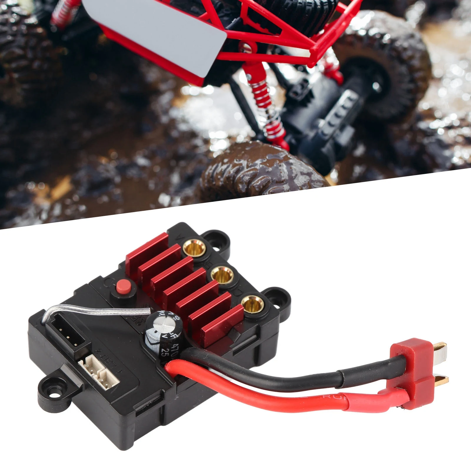 

RC Integrated Brushless ESC Plastic 35A 2S RC Brushless ESC Portable Speed Controller for SCY 16101 16102 16103 16201PRO 1/16 RC