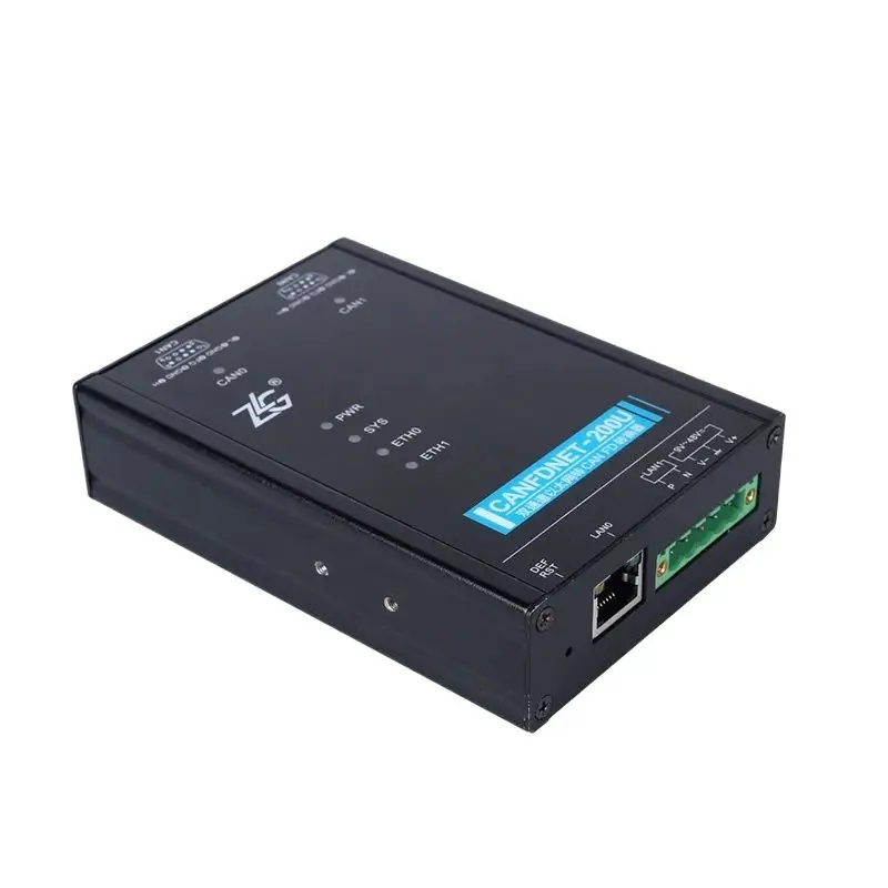 ZLG Car Ethernet to CANFD Bus Analyzer High-performance Industrial RJ45 to CAN FD Data Converter CANFDNET Series