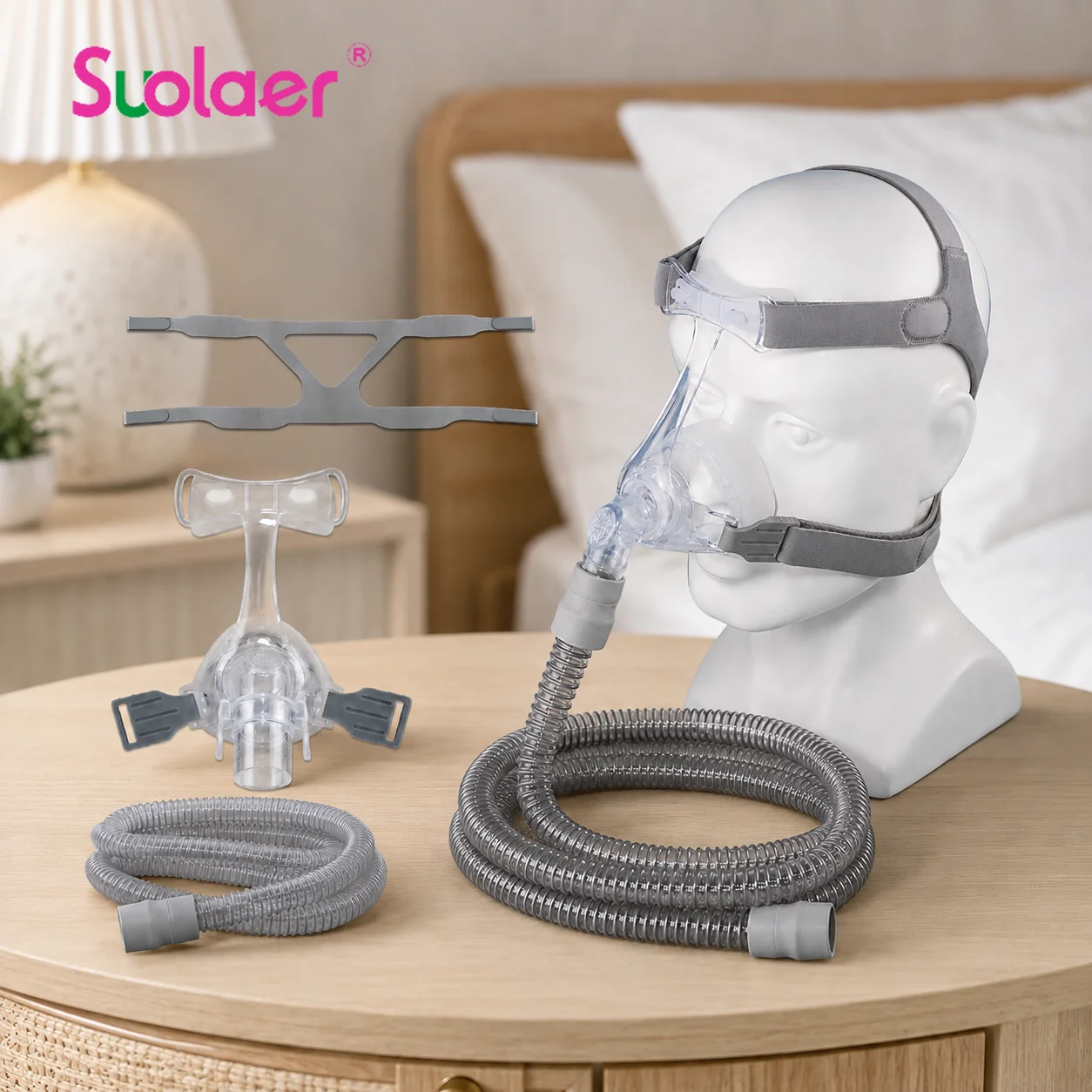 Universal Full Face Mask CPAP Nasal mask  Anti Snoring Stopper Cpap Machine accessory Ventilator Replacement mask Accessory