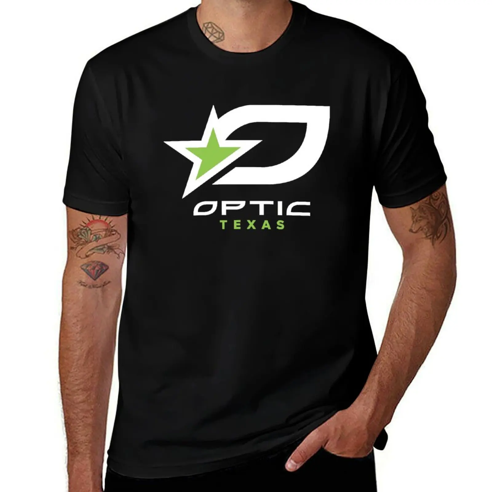 OpTic Texas T-Shirt man t shirts graphic cotton t shirts man 100% t shirts for man graphic tees T-shirt