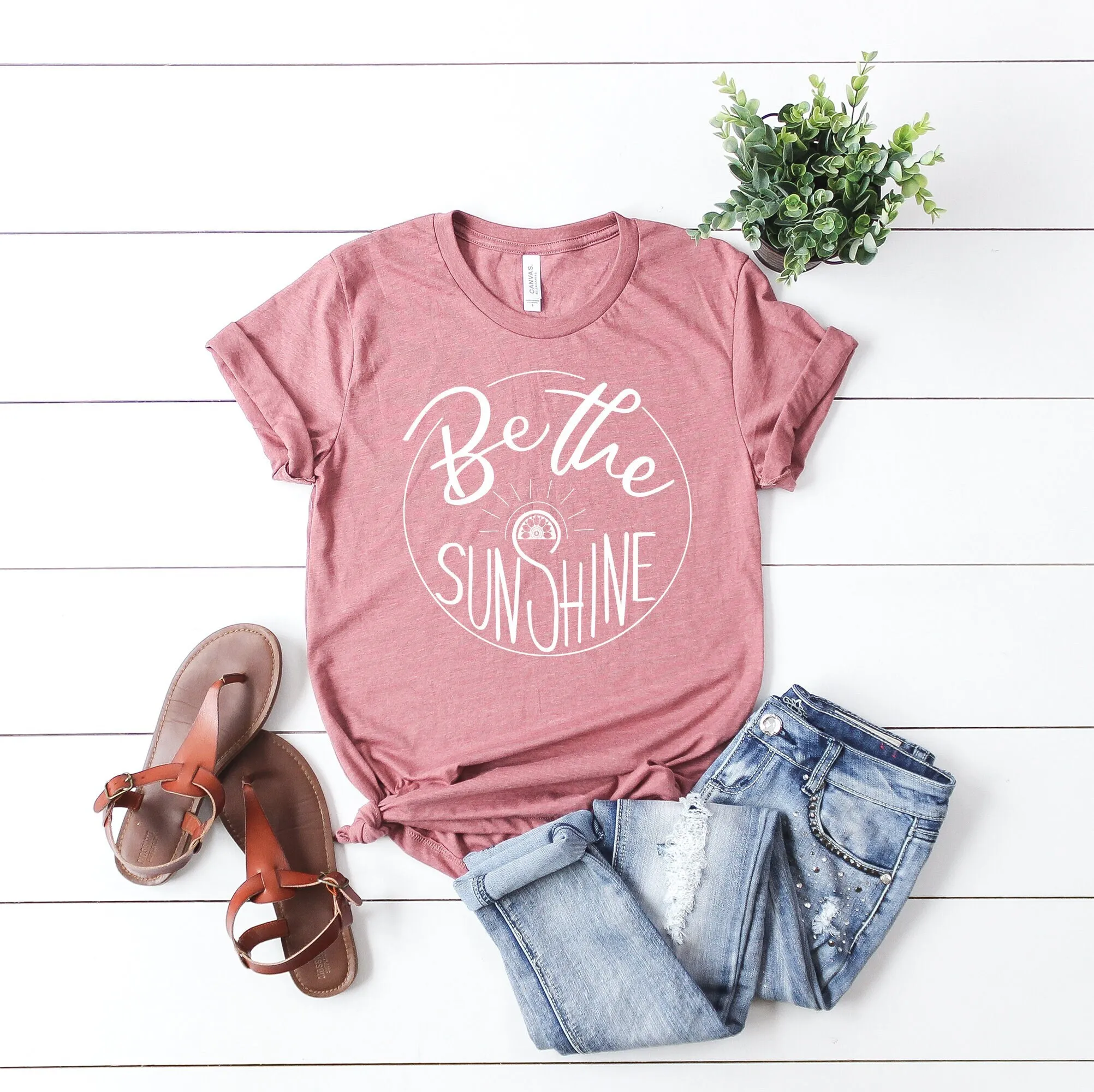 Be The Sunshine T Shirt Boho Beach Shirts Summer Birthday Girl Friends For Women Mother'S Day Mother