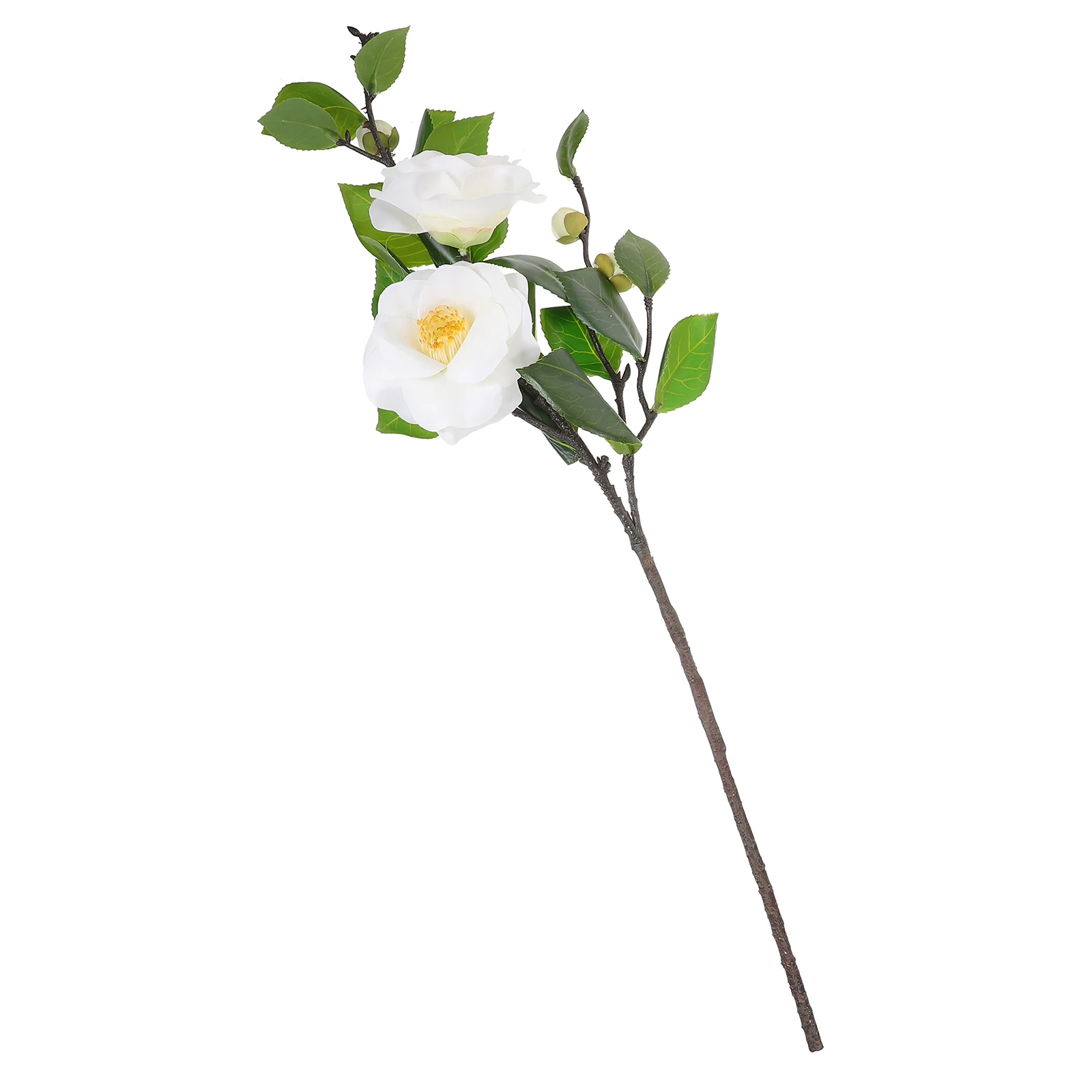 

Simulated Camellia Faux Flowers Artificial Silk Arrangement Realistic Home Decor Bedroom Living Room Wedding Floral Decor Red