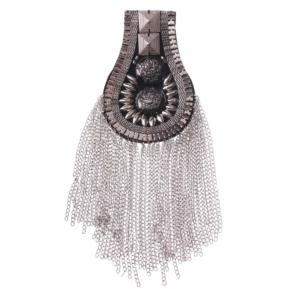 Gifts Spike Tassel Shoulder Board Epaulets Shoulder Mark Brooch Shoulder Flash