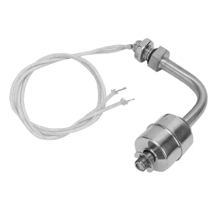 Stainless Steel L type Liquid Water Level controller Sensor Internal Float Switch Tank Pool water tower 75mm