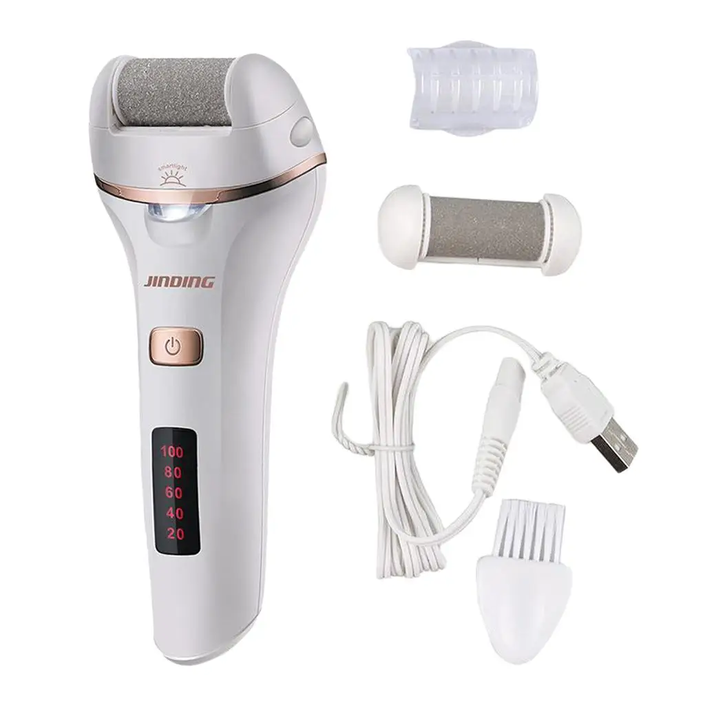 Electronic Foot File Detachable Grinding Head Callus Remover Pedicure Device for Feet Hands Dead Skin Care Tool