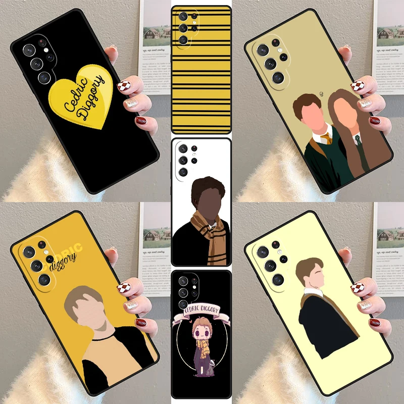 Cedric Diggory Phone Case For Samsung Galaxy S23 S21 S20 FE S24 S22 Ultra Note20 S10 S9 S8 Plus Silicone Cover