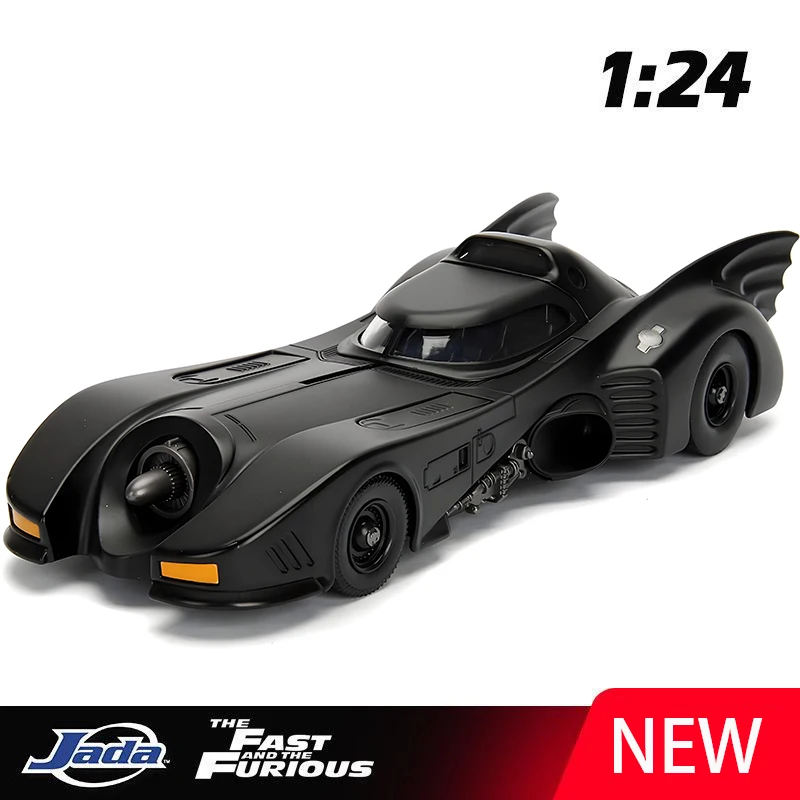 

JADA 1:24 Batmobile Bat 1989 Alloy Car Diecasts & Toy Vehicles Car Model Miniature Scale Model Car For Children
