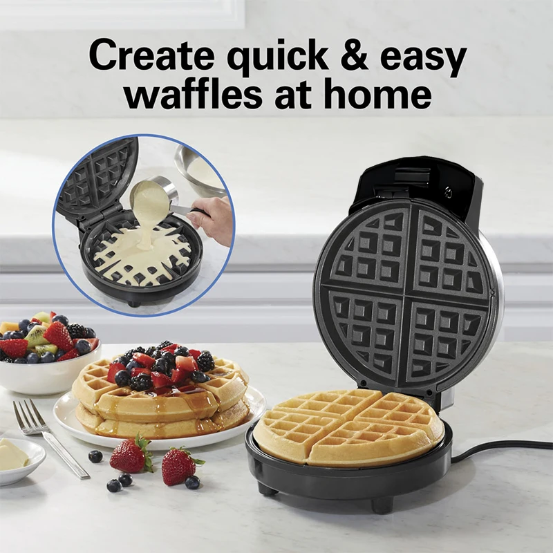 1000W 다기능 미니 와플 샌드위치 케이크 메이커 아침 식사 요리 기계 디저트 만들기 기계 토스터 주방 용품
