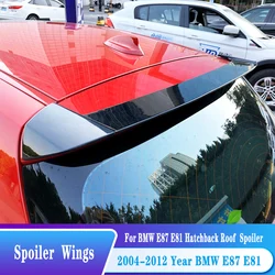 BMW 1 시리즈 E87 E81 해치백 2004-2012 후면 트렁크 뚜껑 지붕 스포일러 윙 ABS 플라스틱 블랙 외장 바디 키트 액세서리