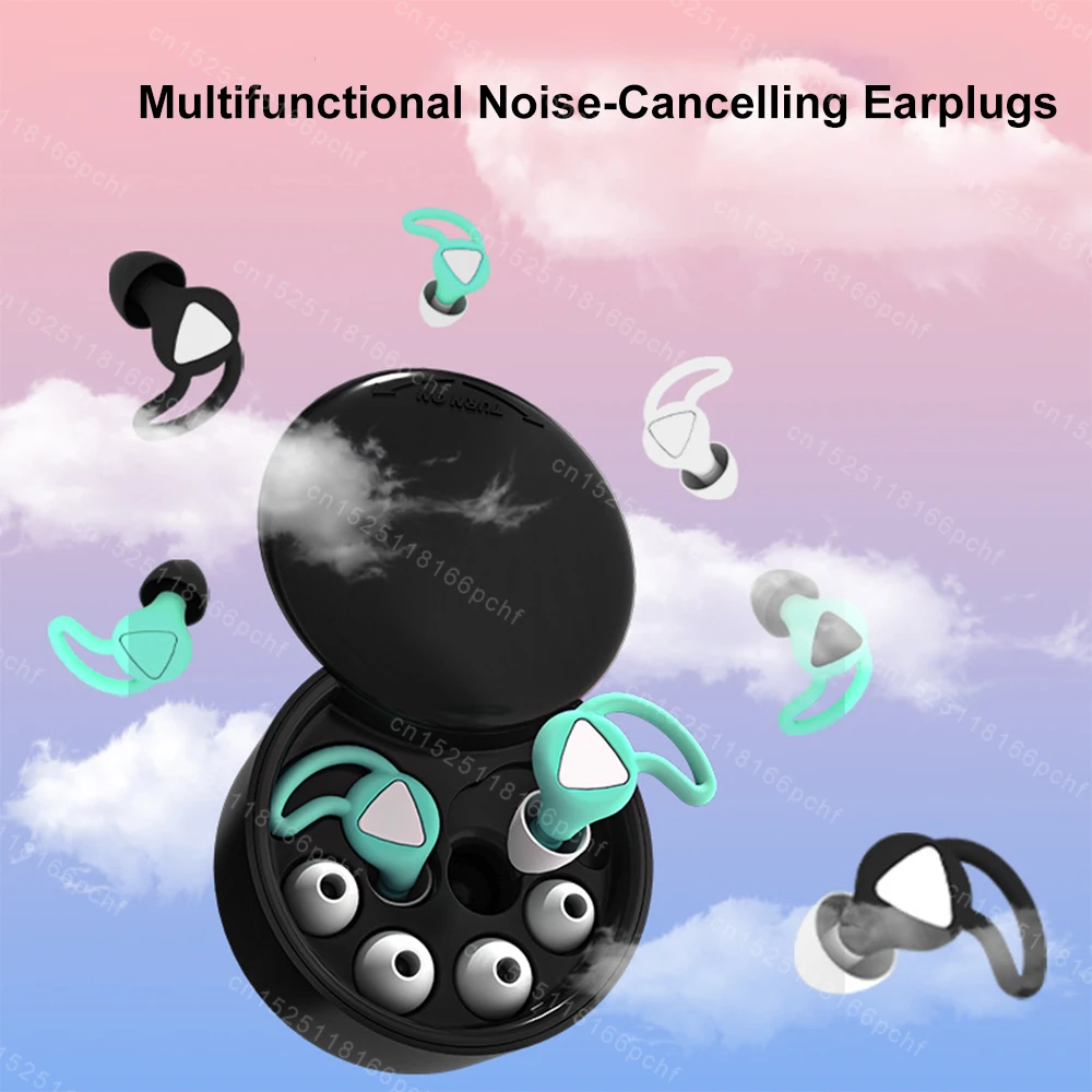 Silicone Noise Ear Plugs Earplugs Noise Reduction Earplugs Sleep Anti Noise Reduction Cancelling Insulation Earplug Swimming