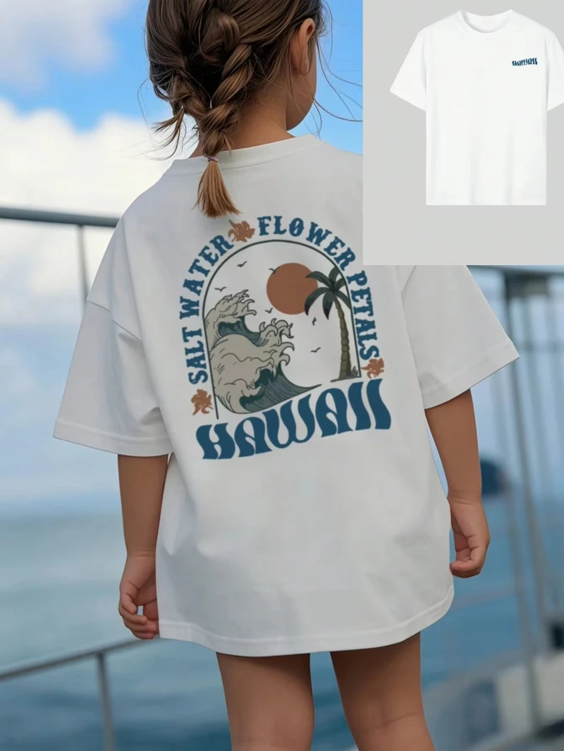 La maglietta a maniche corte con stampa a lettere è casual e adatta per l'uso quotidiano sia da uomo che da donna in estate autunno e inverno