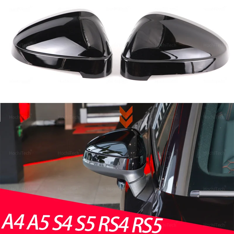 for Audi A4 A5 S4 S5 RS4 RS5 B9 8W A RS S 4 5 Sedan Saloon Avant Quattro 2017-2023 Rearview Mirror Cap Wing Side Mirror Cover