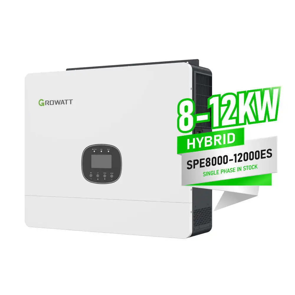 Growatt Single Phase Hybrid Inverter SPE12000ES 12KW Residential Energy Storage Solar Inverters