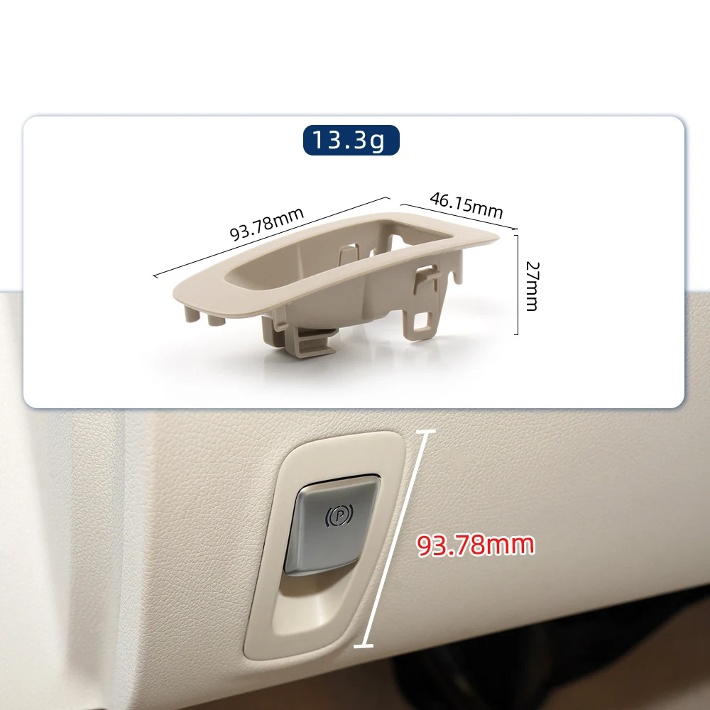 

For Mercedes Benz C E Class W205 W213 LHD RHD Car Accessories Handbrake Button Cover Trim Handbrake Switch Panel 2016-2021