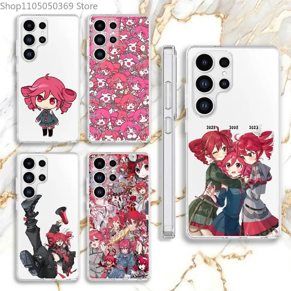 

Fukouna Girl K-Kasane T-Teto Phone Case For Samsung S 23,22,10,9,8 A 71,52,51,30,21S,12 PIus,E,Lite Note20 Ultra Clear Soft