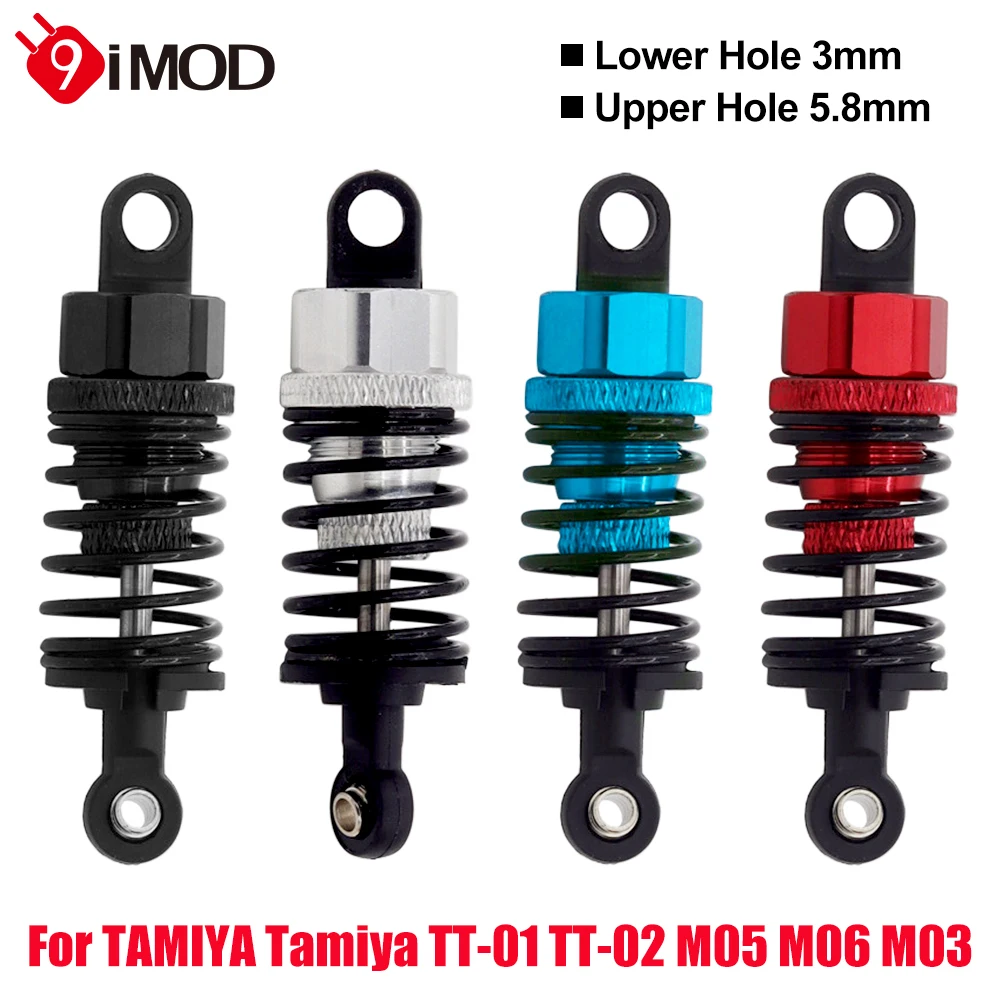 9IMOD 2PCS Shock Absorber 55MM Universal Front And Rear For TAMIYA Tamiya TT-01 TT-02 M05 M06 M03 TT-02 / TA05/TL-01/TA03/MF-01X