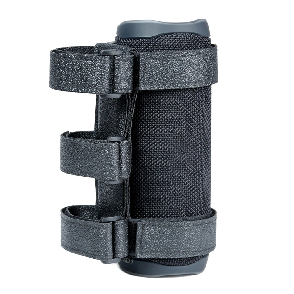 

Регулируемое крепление для велосипедного динамика, портативное, противоскользящее, с ремешком, многофункциональное, для гольф-каров и велосипедов