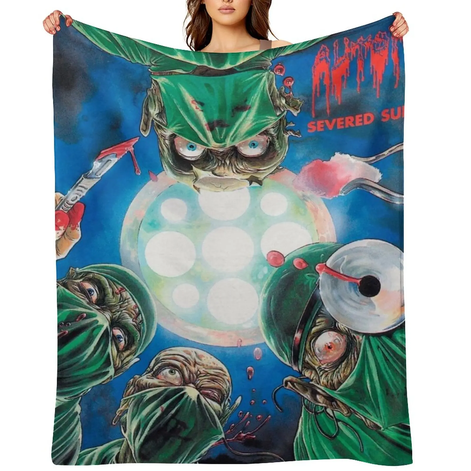 

Severed Survival - Autopsy Throw Blanket Sofa Quilt Luxury For Sofa Thin Stuffeds Blankets