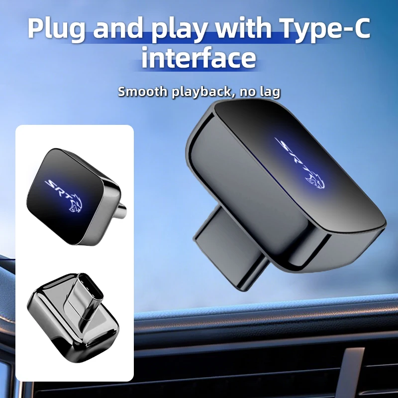 Car Accessories 32/64GB USB/Type-c Flash Drives Mini Memory Stick Plug For Dodge SRT Hellcat Journey Charger Challenger Caliber