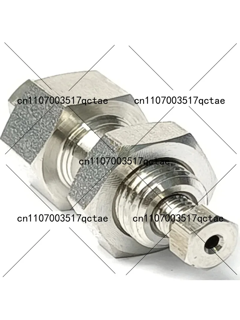 1/16 Inch Tube OD Compression Union Bulkhead Coupler SUS316L Stainless Steel Pipe Fitting Connector