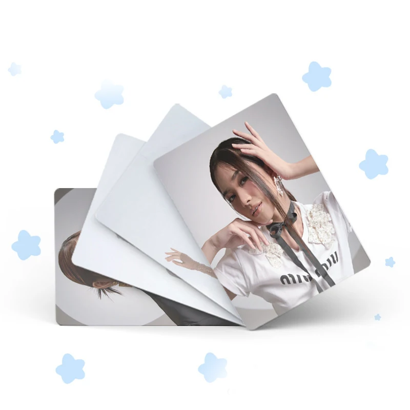 KPOP BINI Diva Laser Card, New Album Druo Card, Hd Photo Card, Fan Collection, Glitter Photo, Gift Postcard, High Quality, 50Pcs per Set