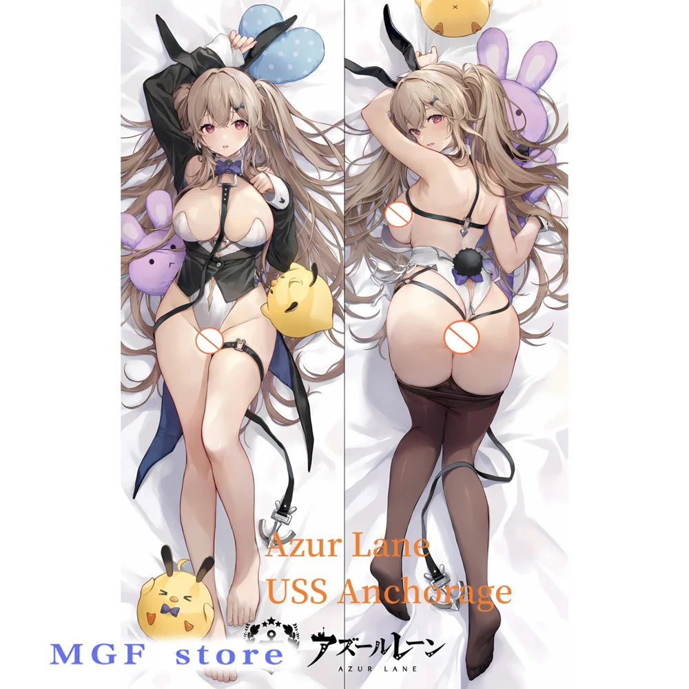 

Dakimakura Anime Pillow Case Azur Lane USS Anchorage Double-Sided Print Of Life-Size Body Pillowcase Gifts Can Be Customized