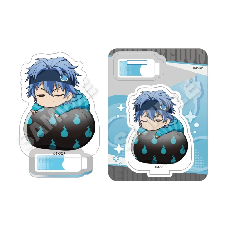 Anime DEAD ACCOUNT Acrylic mini Stand keychain Souji Enishiro Kukuru Kasubata Kiyomi Model Figure Cosplay Plate Holder Topper