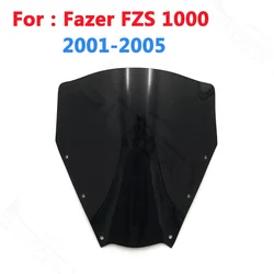 For Yamaha FZ1 Fazer FZS1000 2001 2002 2003 2004 2005 Windshield Windscreens Wind Deflectors Balck